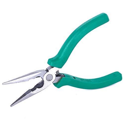 6 Inch Precision Long Reach Needle Nose Pliers with Wire Cutter for...