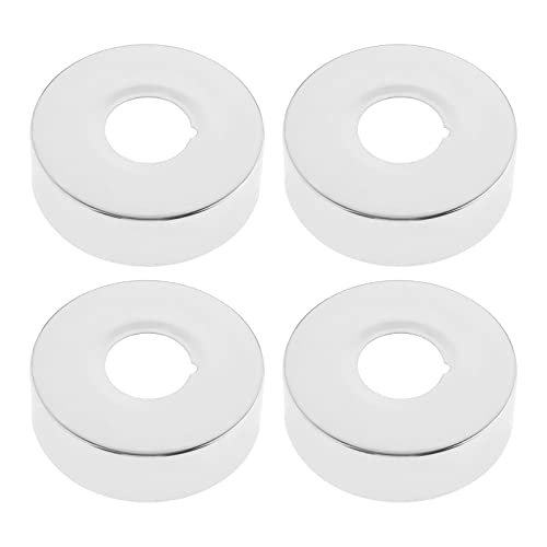 4Pcs Shower Pipe Covers Replacement Chrome Pipe Cover Metal Radiato...