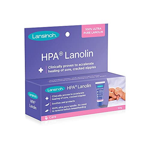Lansinoh HPA Lanolin 100% Ultra Pure Lanolin, 50g, 50 Grams...