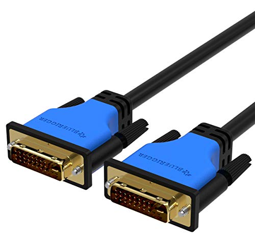 BlueRigger DVI to DVI Cable (2m 6 Feet) Monitor Cable, Dual L...