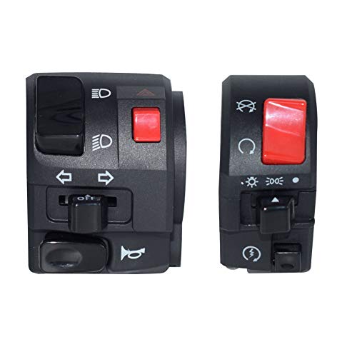 7 8 22mm ATV Motorcycle Handlebar Controll Switches Left Right For...