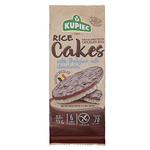 Kupiec Milk Chocolate Gluten Free Rice Cakes, 90 g...