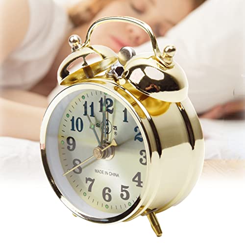 MOONDKIST Retro Alarm Clock, Horseshoe Mechanical Alarm Clock, Manu...