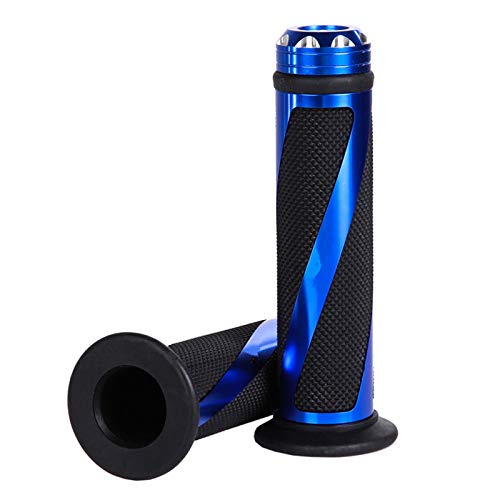 LERTREE 7 8 Aluminum Rubber Gel Hand Grips for Motorcycle Sports B...