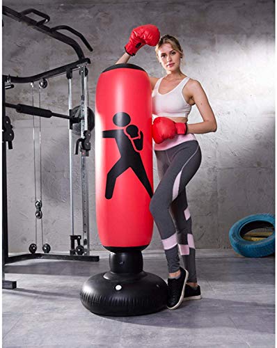 Inflatable Boxing Tower Punching Bag - Boxing Target Bag for Kids a...