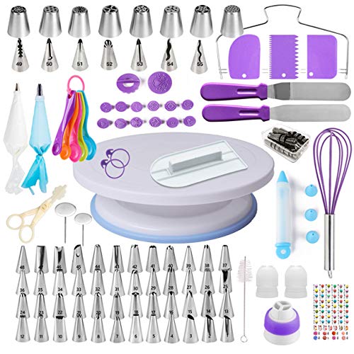 Cake Decorating Supplies Kit for Beginners, Set of 137, Baking Past...