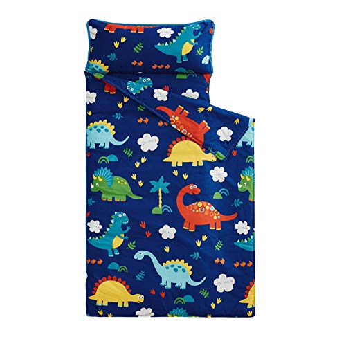 Wake In Cloud - Nap Mat with Removable Pillow for Kids Toddler Boys...