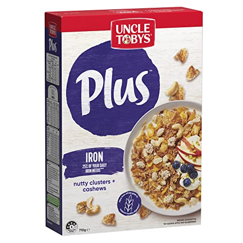 UNCLE TOBYS PLUS Iron Breakfast Cereal 710g...