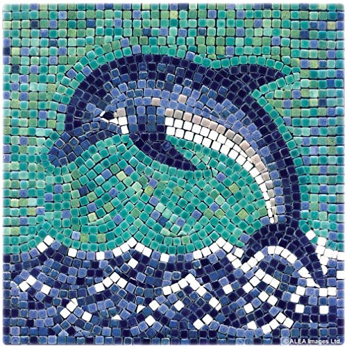Mosaic Art Kit Square 7inch 20cm Dolphin...